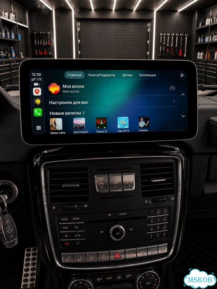 Монитор андроид mercedes G класс 2013-2018 фото 4