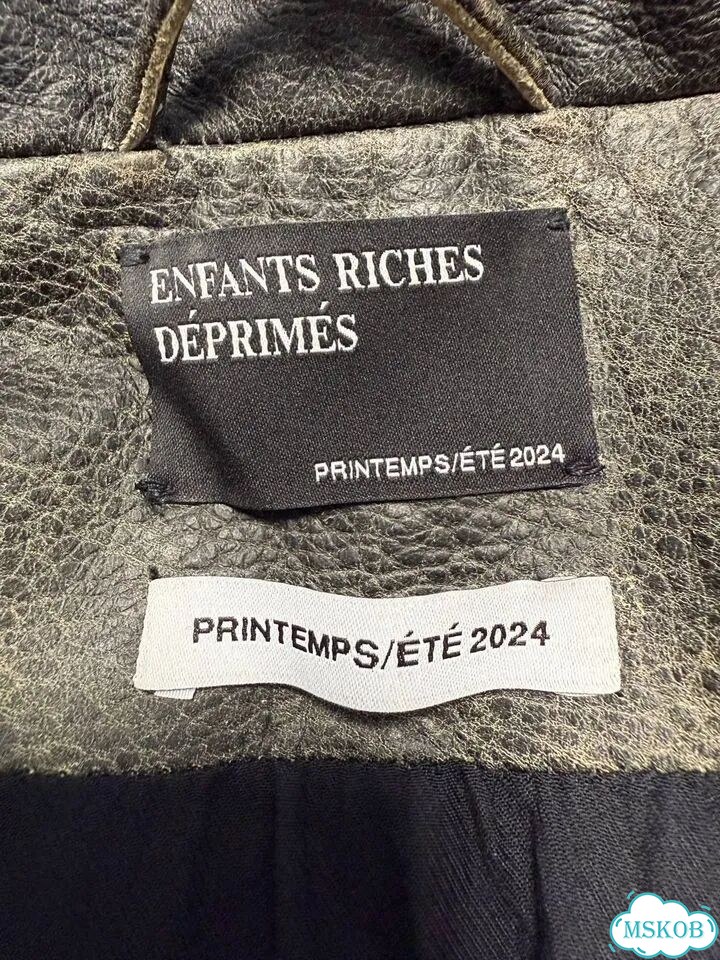 Кожаная Куртка Enfants Riches Deprimes фото 7