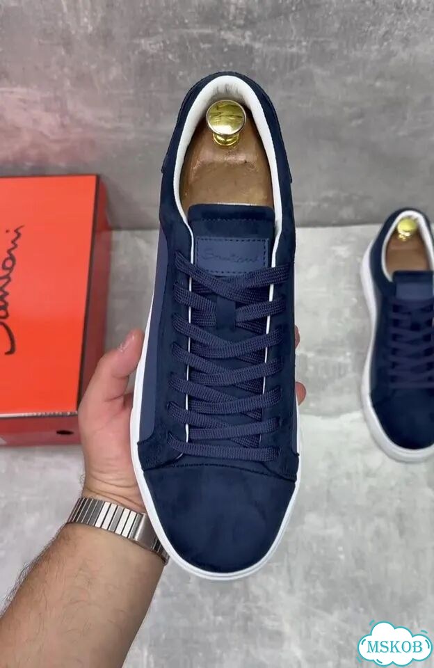 Мужские кеды Santoni фото 1