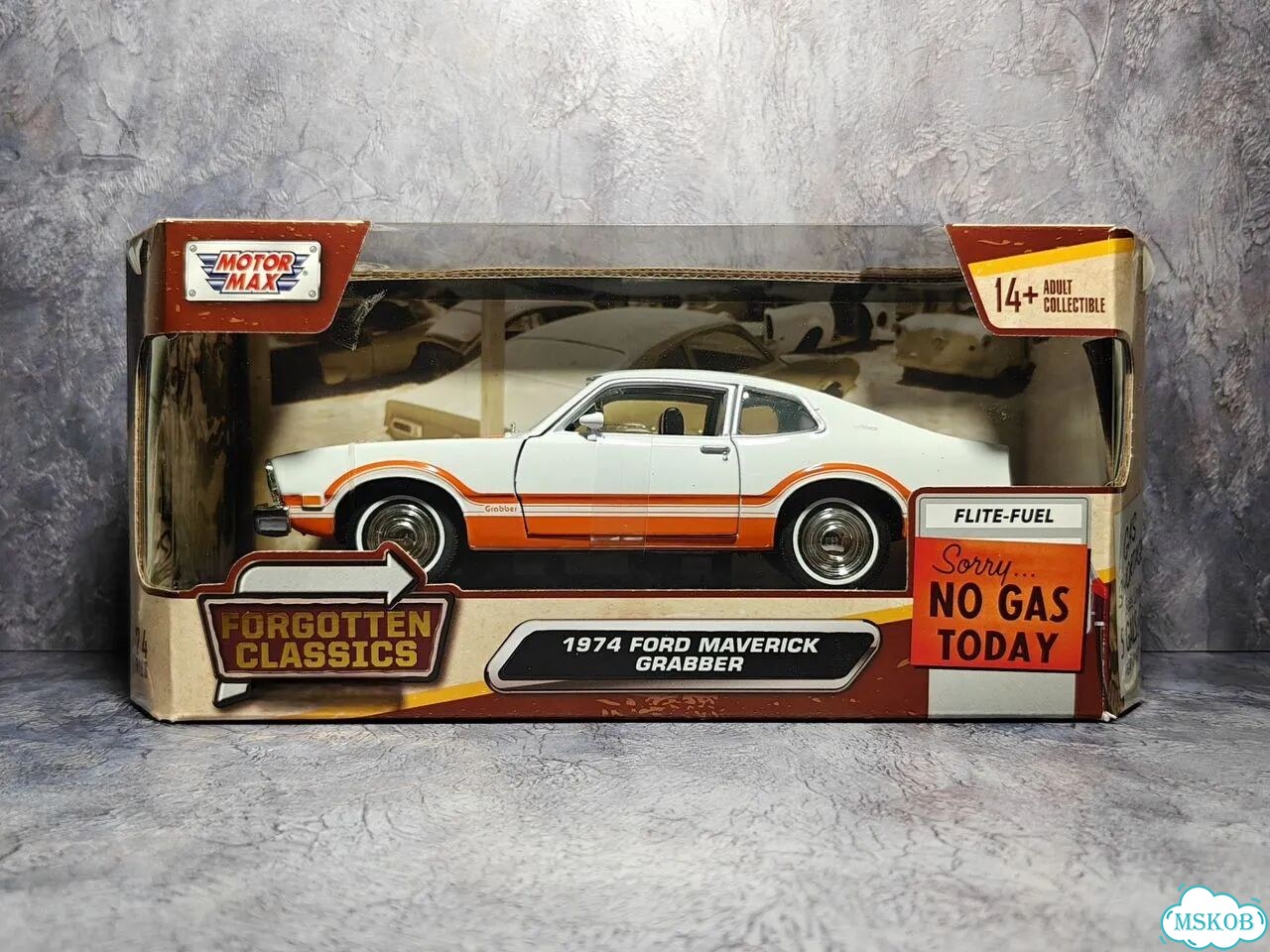 1/24 Ford Maverick Grabber (1974) White, Motormax фото 10