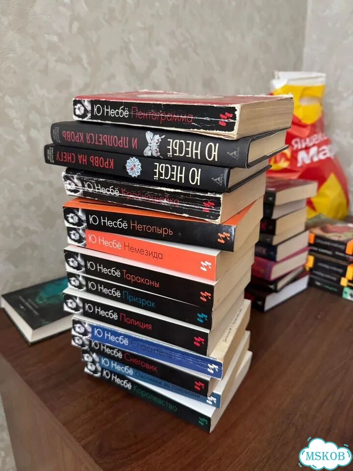 Большая серия книг Ю Несбё. Детектив, книга фото 2