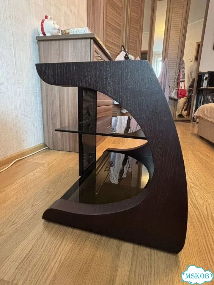 Тумба дерево в гостинную фото 3
