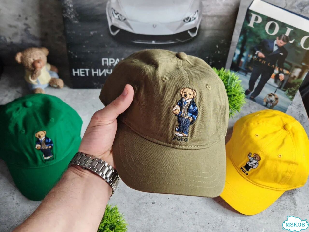 Кепка Polo Ralph Lauren хаки фото 1