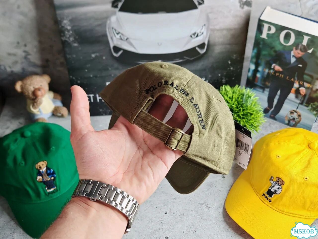 Кепка Polo Ralph Lauren хаки фото 5