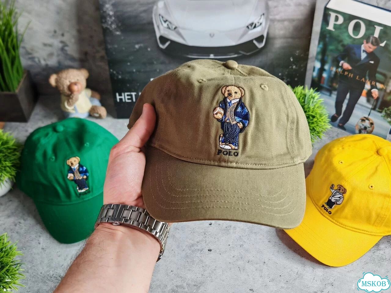 Кепка Polo Ralph Lauren хаки фото 9