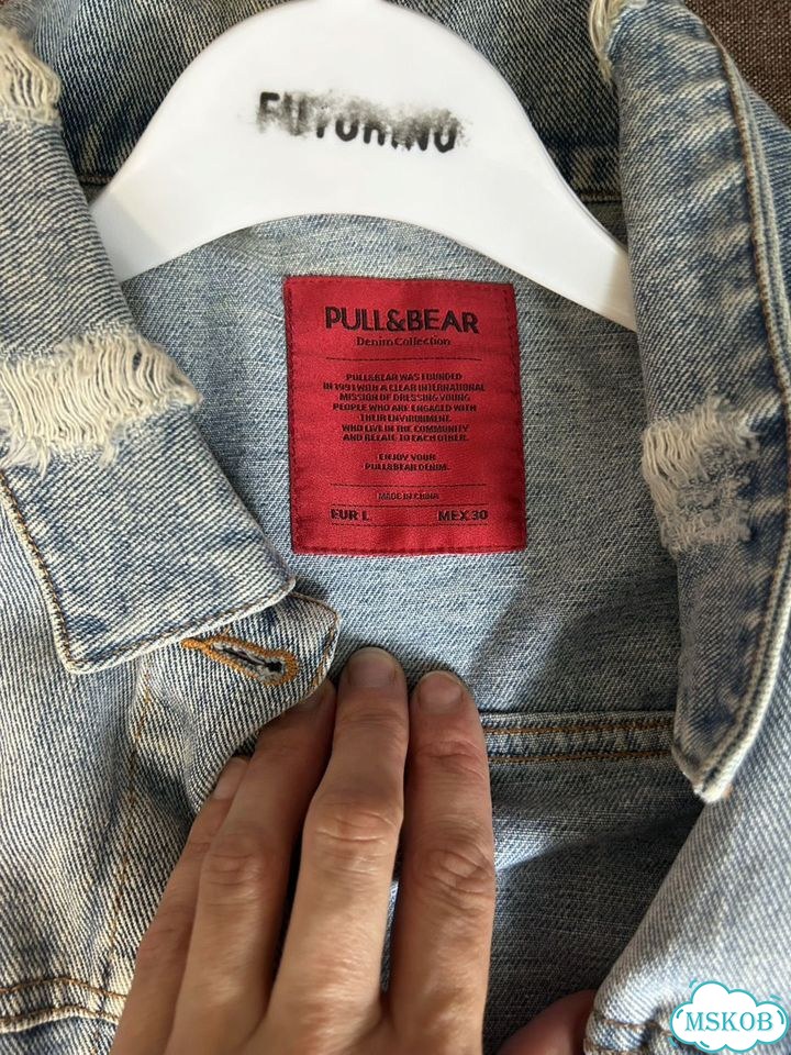 Джинсовая куртка pull bear фото 7
