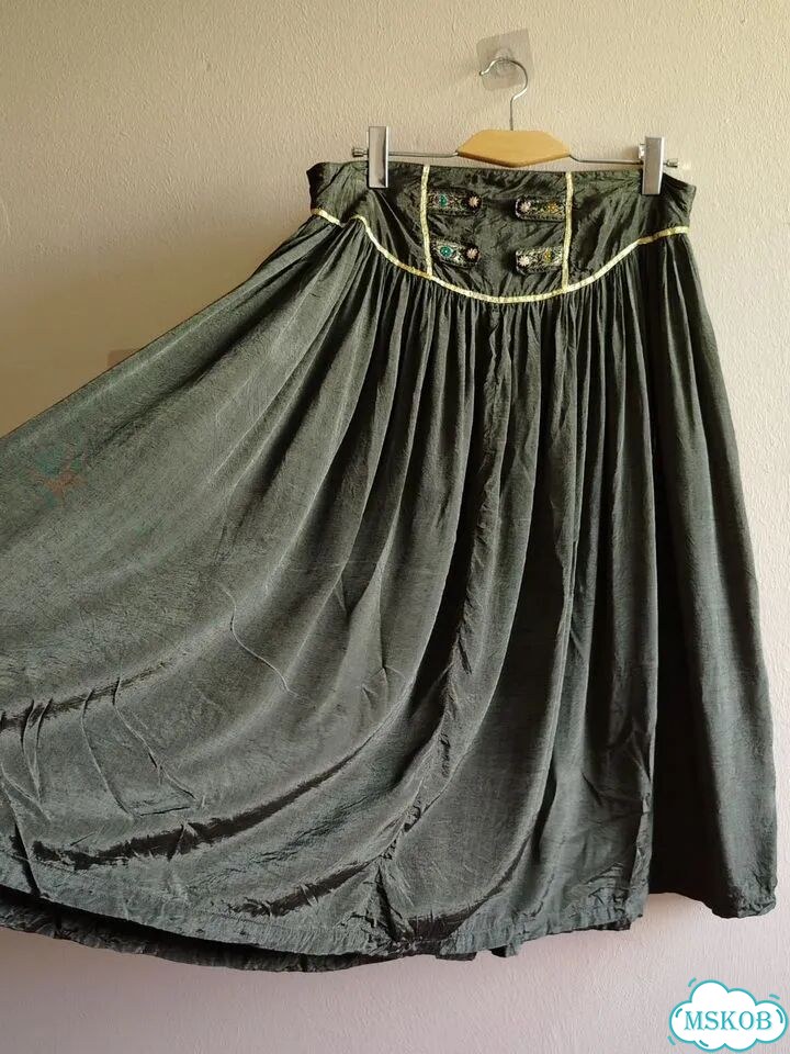 Юбка легкая воздушная из вискозы индия 52-54 фото 3