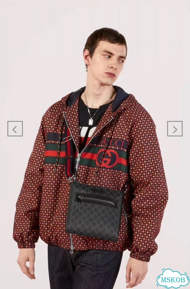 Gucci GG Messenger сумка Black-Gray фото 2
