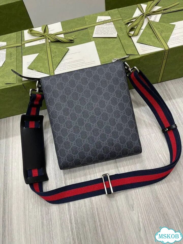 Gucci GG Messenger сумка Black-Gray фото 3