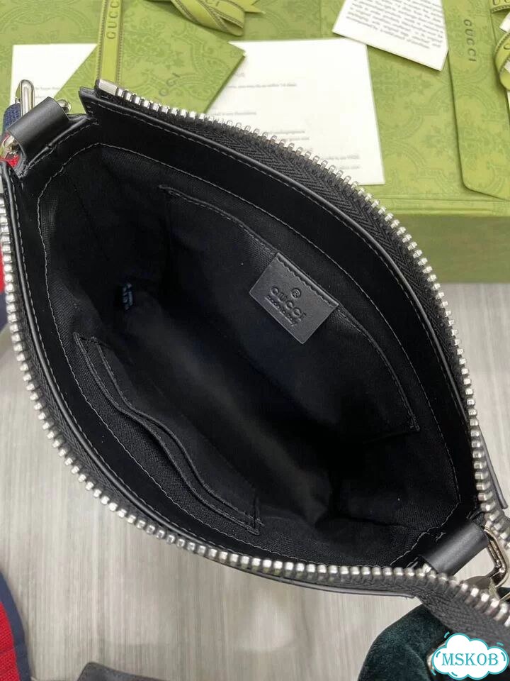 Gucci GG Messenger сумка Black-Gray фото 5