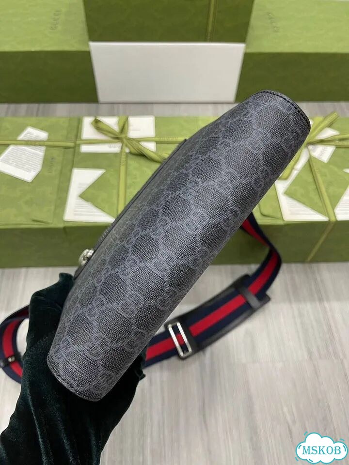 Gucci GG Messenger сумка Black-Gray фото 7