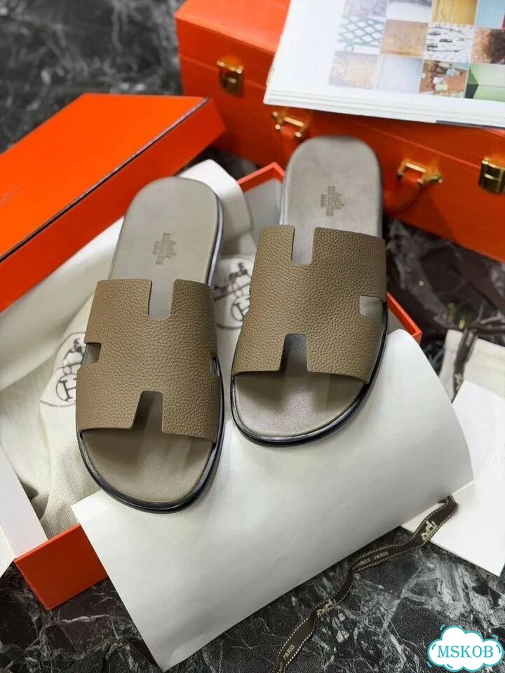 Тапочки мужские Hermes фото 1