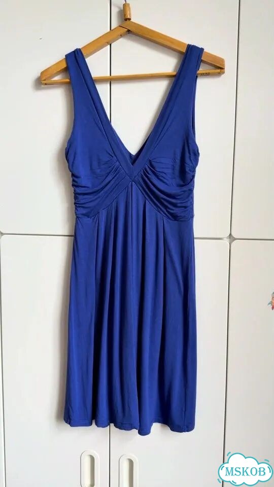 Платье Zara летнее синее S фото 1