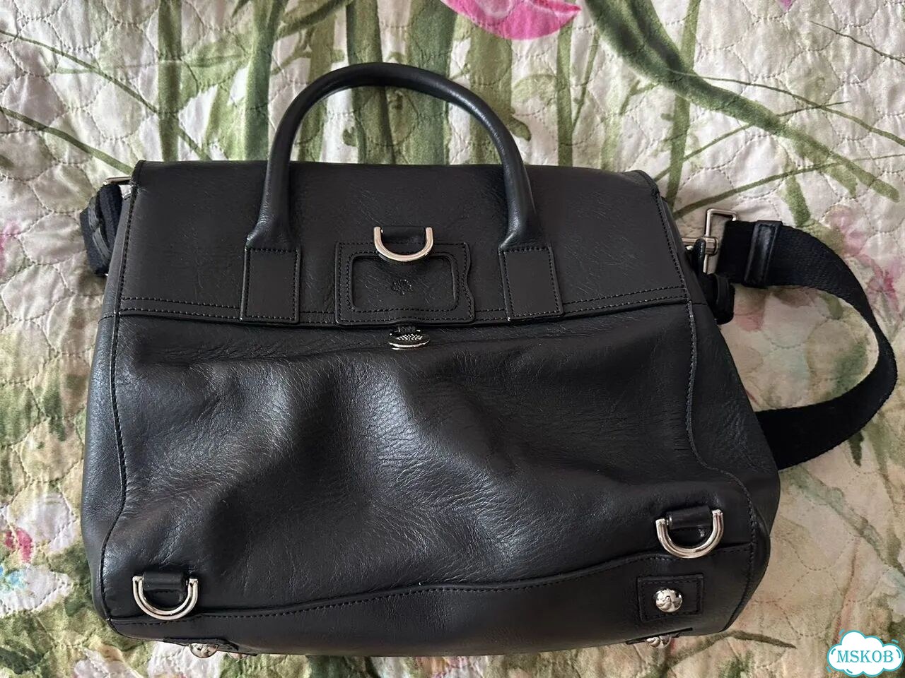 Сумка mulberry натуральная кожа оригинал фото 4