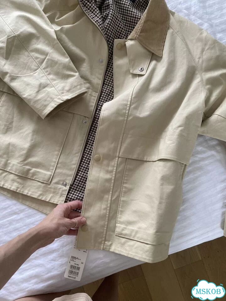 Хлопковая куртка uniqlo / новая последняя фото 5
