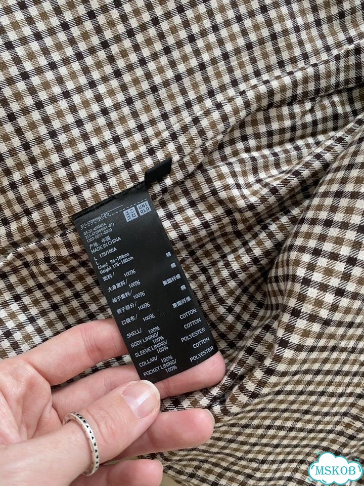 Хлопковая куртка uniqlo / новая последняя фото 7