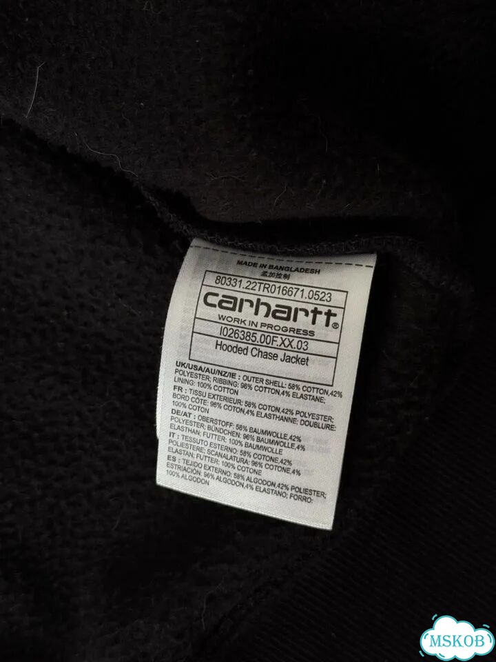 Зип худи carhartt wip (размер xl) фото 3