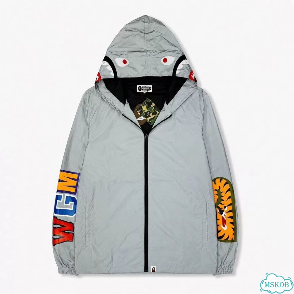 Bape 3M Reflective Shark Jacket Оригинал фото 1