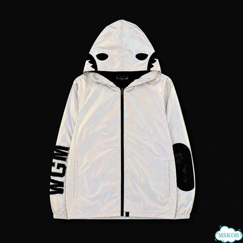 Bape 3M Reflective Shark Jacket Оригинал фото 2