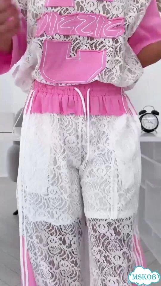 Стильный летний дизайнерский костюм двойка фото 1