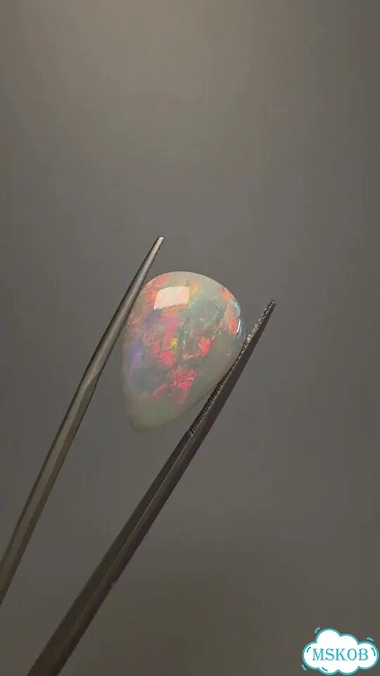 Белый опал 15,87 ct Эфиопия фото 1