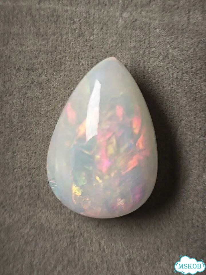 Белый опал 15,87 ct Эфиопия фото 2