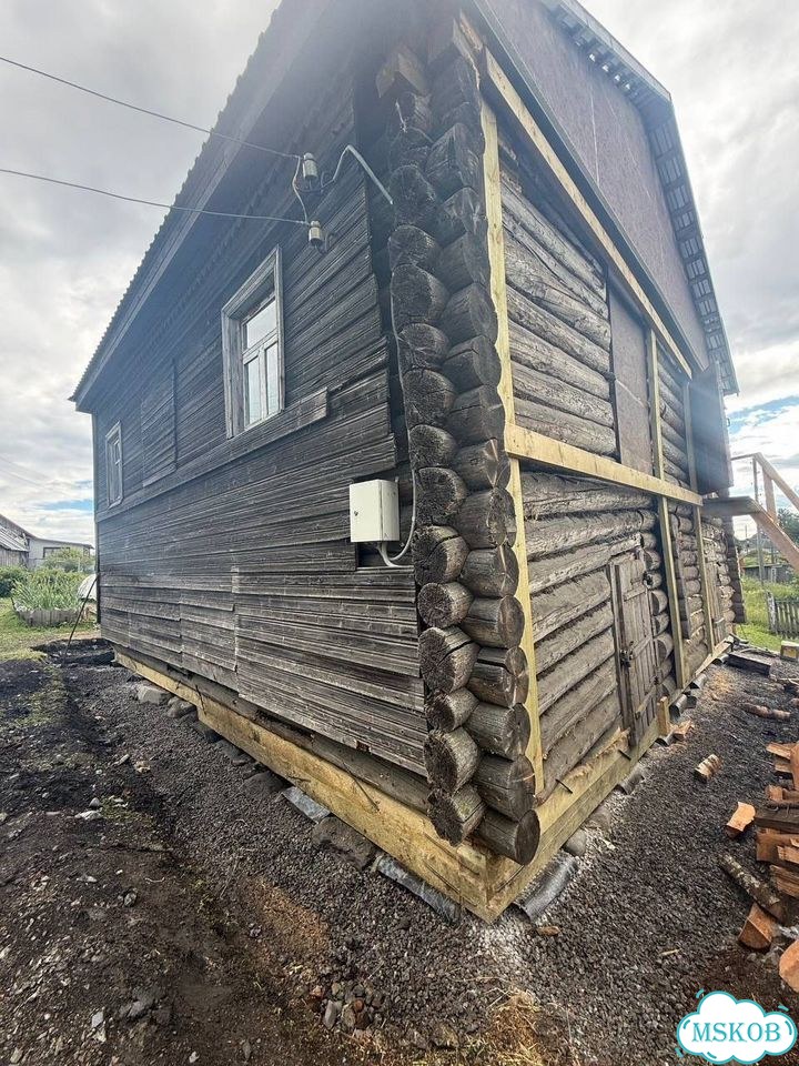 Замена венцов Подъем домов Реконструкция домов фото 8