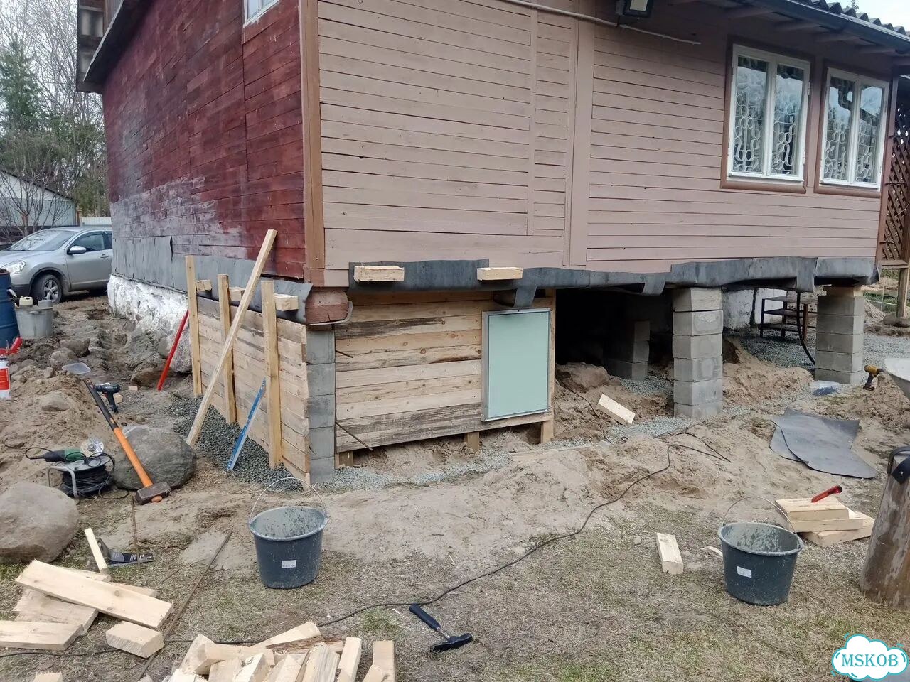 Замена венцов Подъем домов Реконструкция домов фото 9