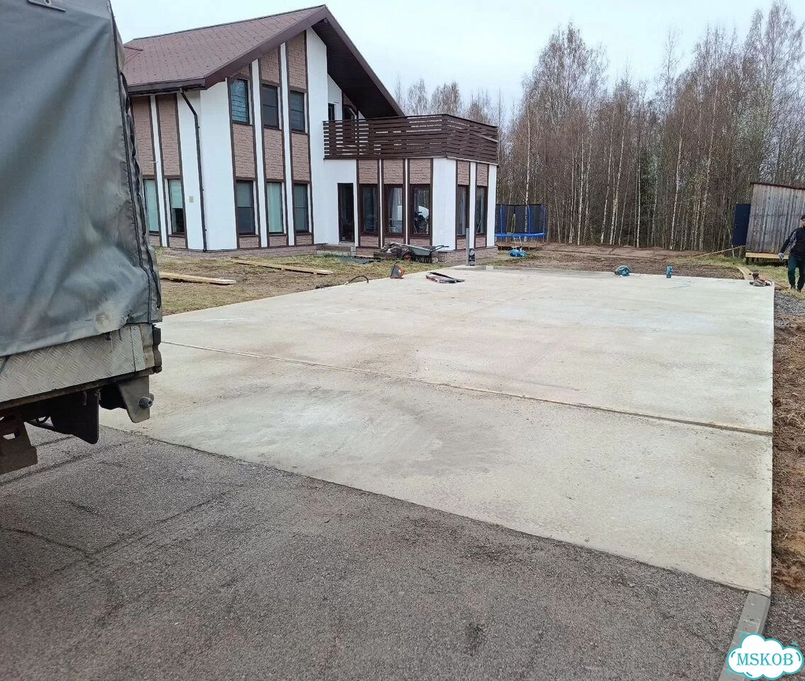 Фундамент под ключ Отмостка Парковка Площадка фото 2