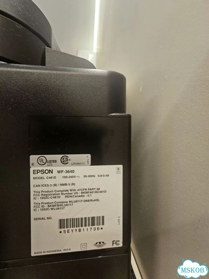 Мфу Epson wf 3640 фото 2