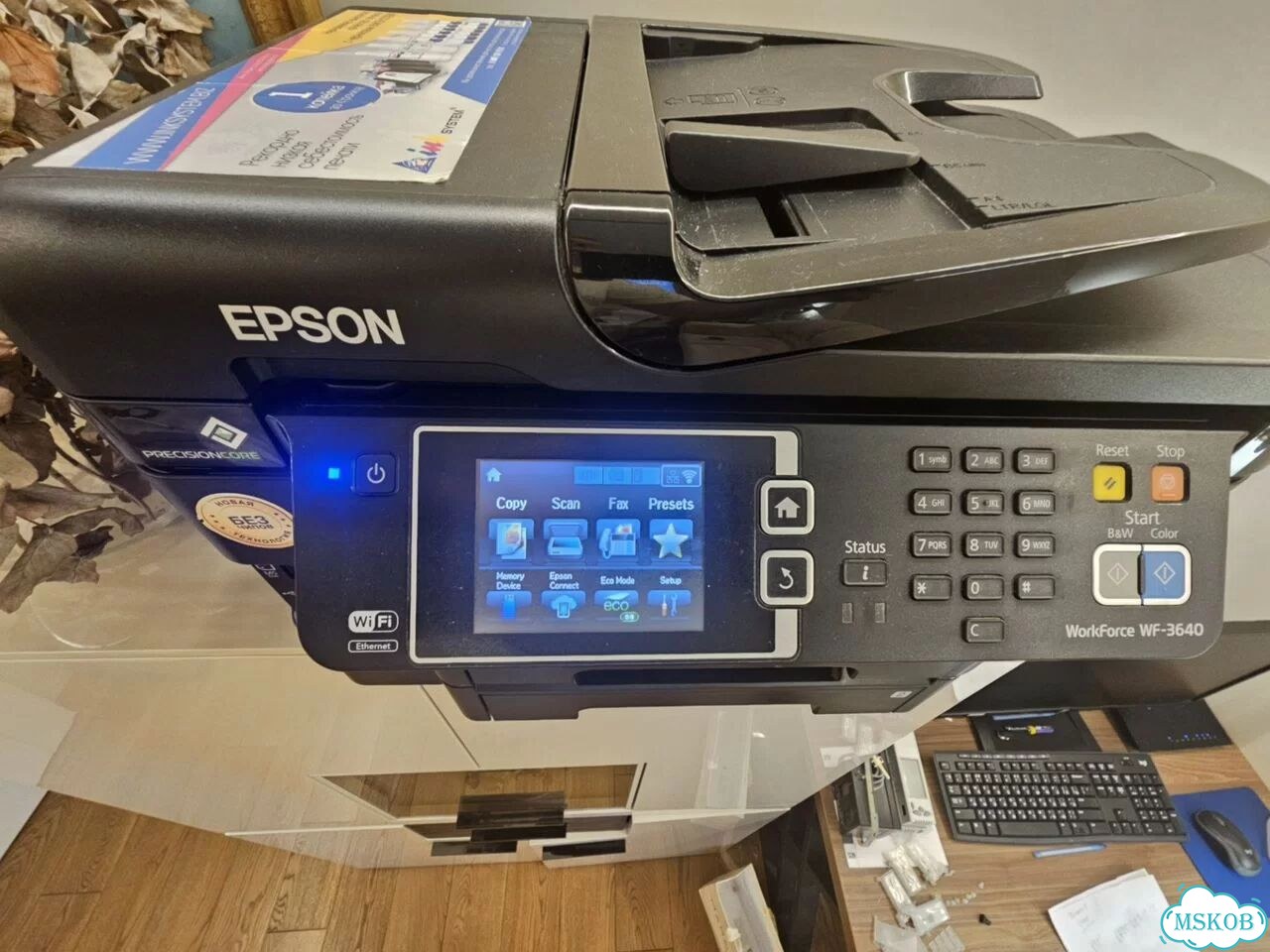 Мфу Epson wf 3640 фото 3