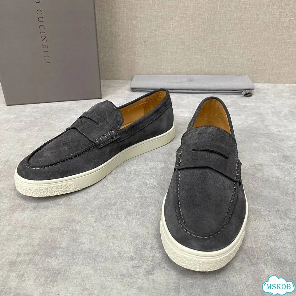 Лоферы brunello cucinelli brown (40-46) фото 1