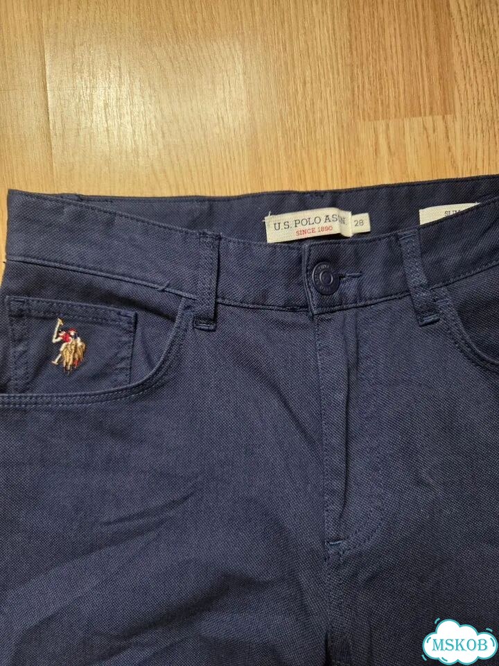 Брюки синие US polo assn 28 размер оригинал фото 2