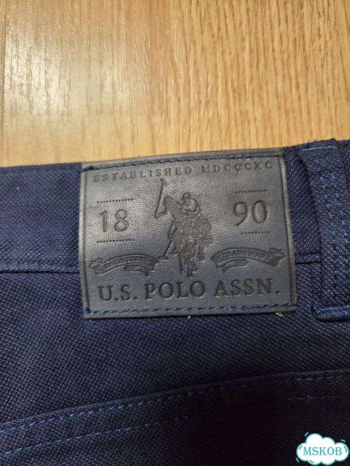 Брюки синие US polo assn 28 размер оригинал фото 4