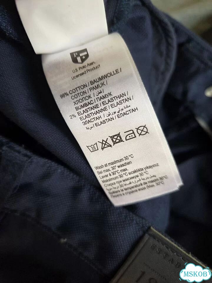Брюки синие US polo assn 28 размер оригинал фото 5