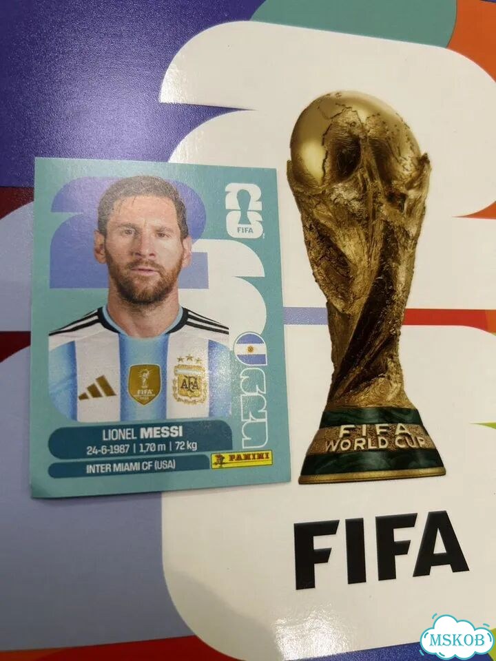 Наклейка панини 2026 месси panini Messi фото 1