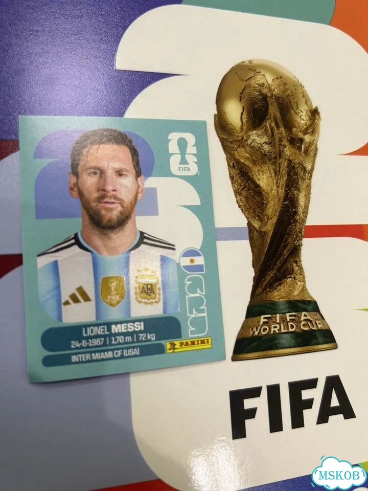 Наклейка панини 2026 месси panini Messi фото 2