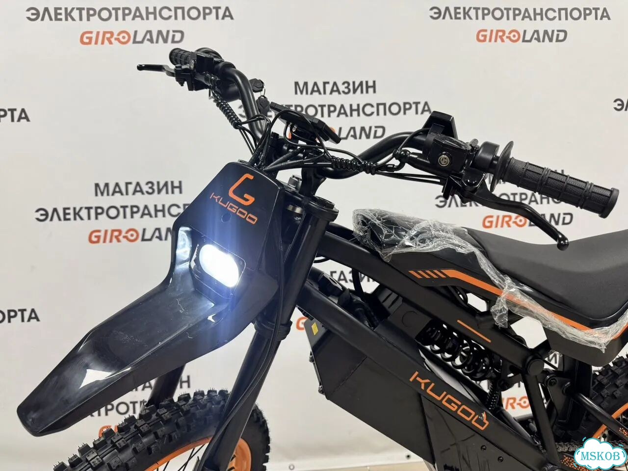 Электропитбайк Kugoo Wish 02 Pro, черный фото 3