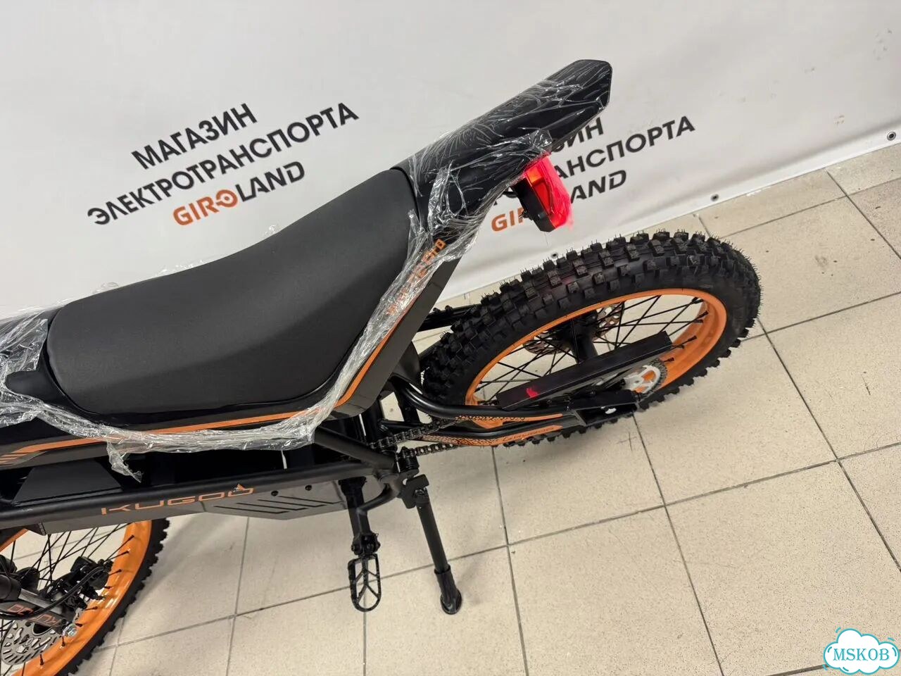 Электропитбайк Kugoo Wish 02 Pro, черный фото 6