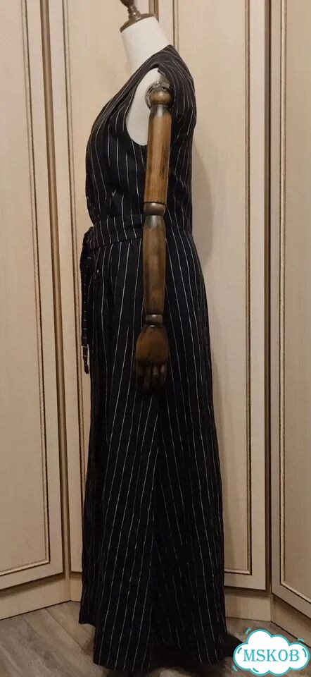 Дизайнерское платье из льна женское фото 3