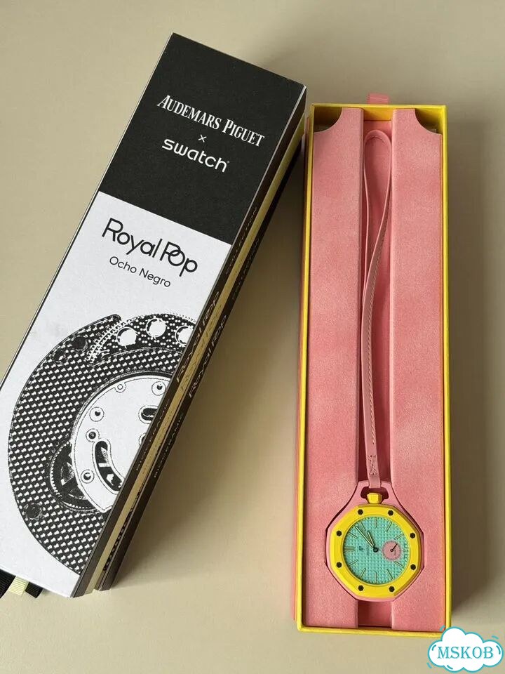 Часы Audemars Piguet Swatch Royal Pop AP OTG ROZ фото 3