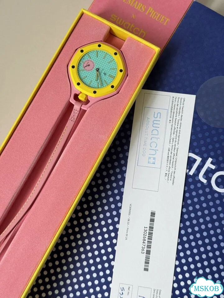 Часы Audemars Piguet Swatch Royal Pop AP OTG ROZ фото 6