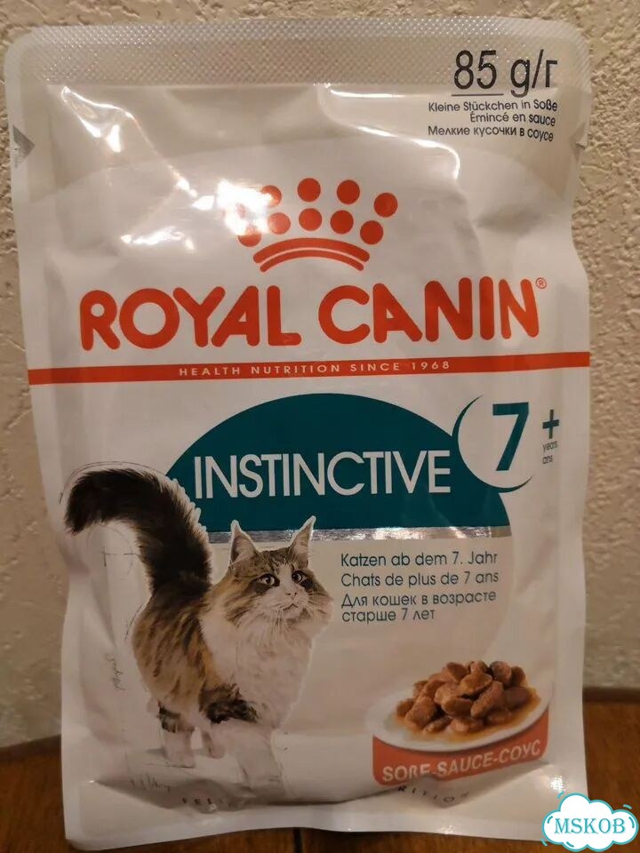 Паучи для кошек royal canin instinctive 7+ фото 1