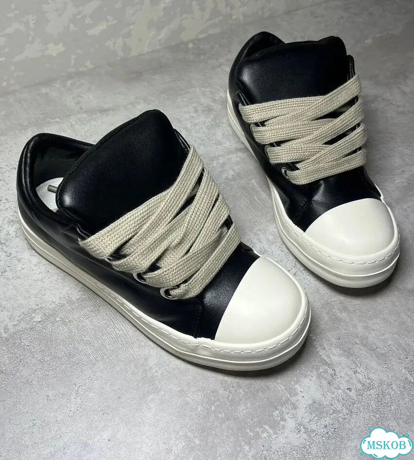 Кеды rick owens ramones jumbo low фото 4
