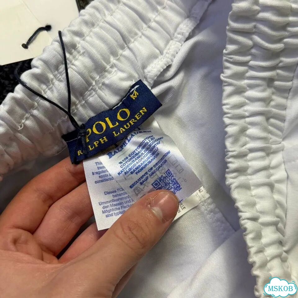 Шорты Polo Ralph Lauren Marlboro белые фото 10