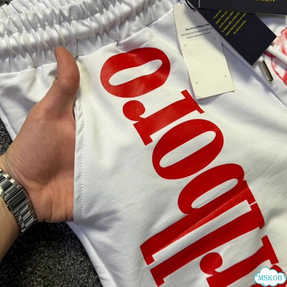 Шорты Polo Ralph Lauren Marlboro белые фото 4