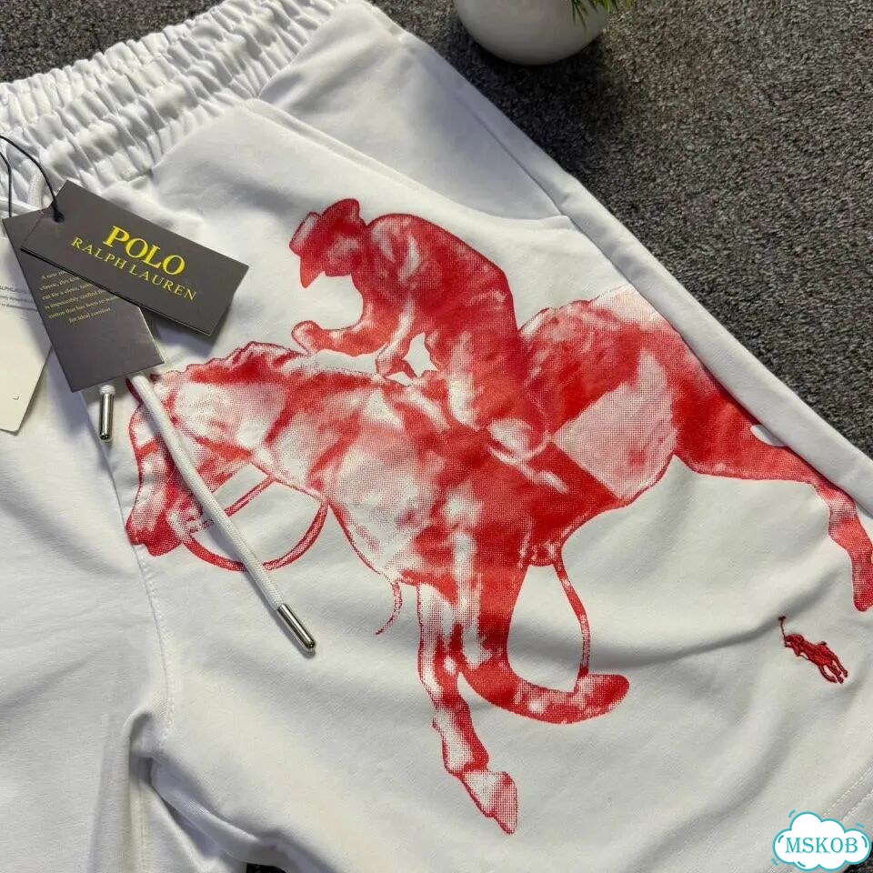 Шорты Polo Ralph Lauren Marlboro белые фото 5
