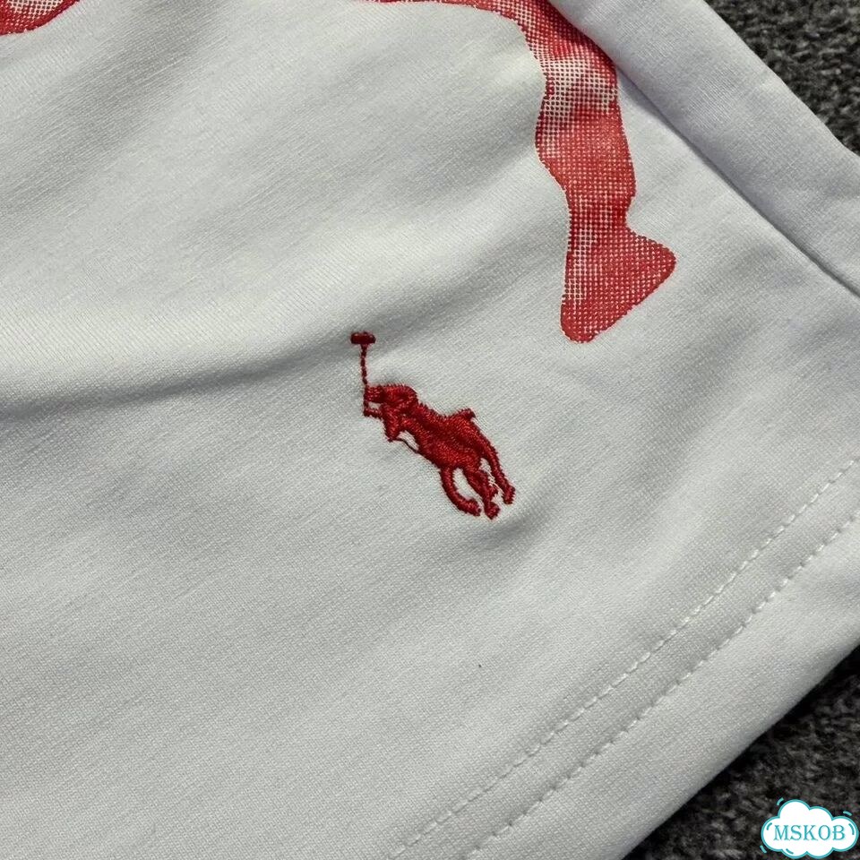 Шорты Polo Ralph Lauren Marlboro белые фото 6