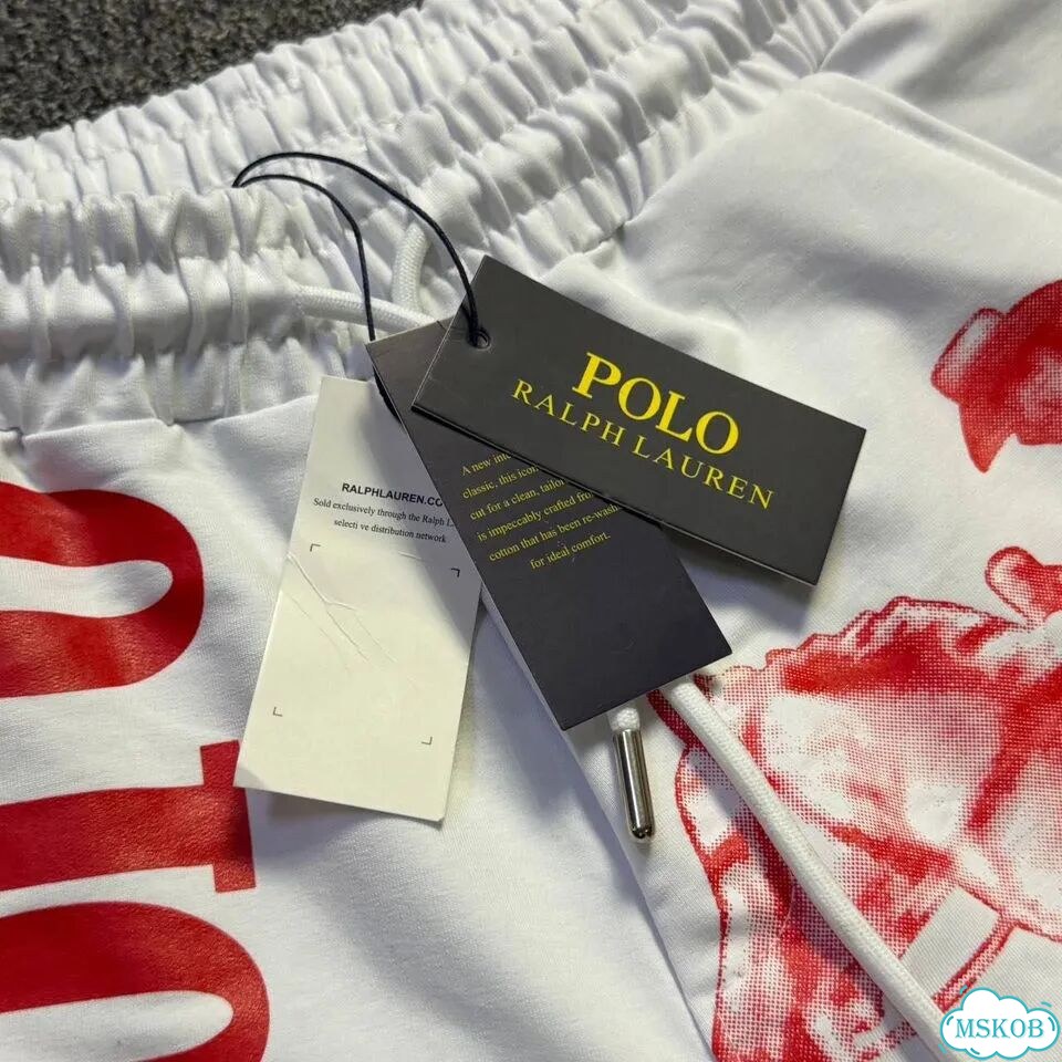Шорты Polo Ralph Lauren Marlboro белые фото 8