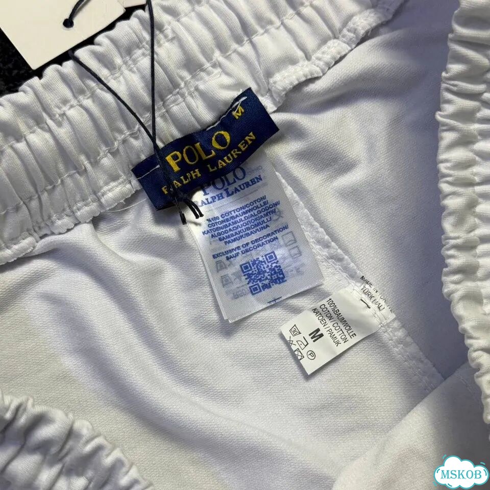 Шорты Polo Ralph Lauren Marlboro белые фото 9